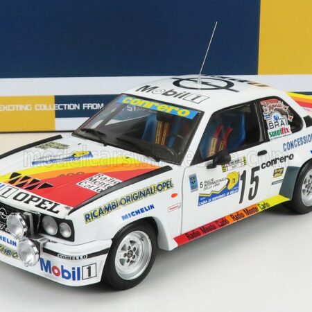 SUN-STAR 1/18 OPEL | ASCONA 400 (night version) N 15 WINNER RALLY INTERNAZIONALE DELLA LANA 1982 M.BIASION - RUDY | WHITE