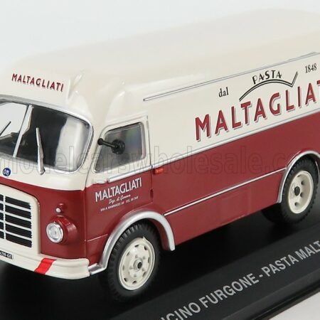 EDICOLA 1/43 OM FIAT | LEONCINO TRUCK PASTA MALTAGLIATI 1950 | RED WHITE