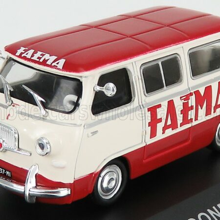 EDICOLA 1/43 FIAT | 600 CORIASCO FURGONE VAN FAEMA 1956 | RED WHITE