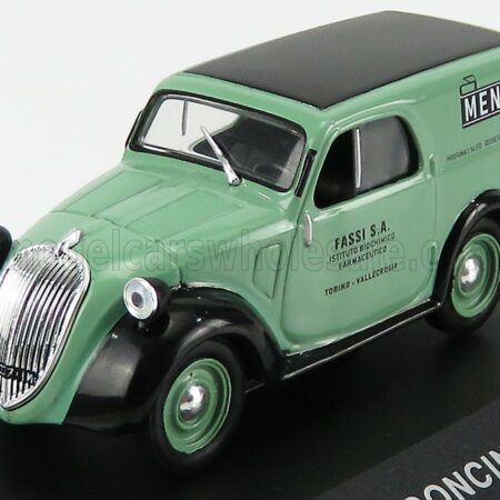 EDICOLA 1/43 FIAT | 500A FURGONCINO VAN MENTAL 1953 | LIGHT GREEN BLACK