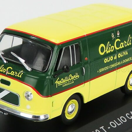 EDICOLA 1/43 FIAT | 1100T VAN OLIO CARLI 1968 | GREEN YELLOW