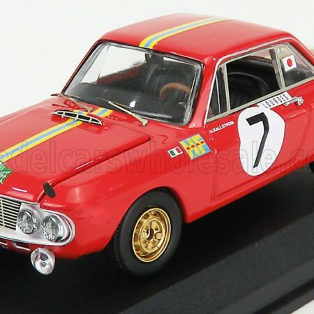 BEST-MODEL 1/43 LANCIA | FULVIA HF 1.3 COUPE N 7 WINNER RALLY MEDITERRANEE 1969 H.KALLSTROM - J.GUNNAR | RED