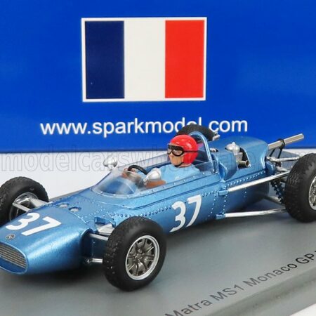 SPARK-MODEL 1/43 MATRA SIMCA | F3  MS1 37 MONACO GP 1965 J.P.JAUSSAUD | VERY LIGHT BLUE