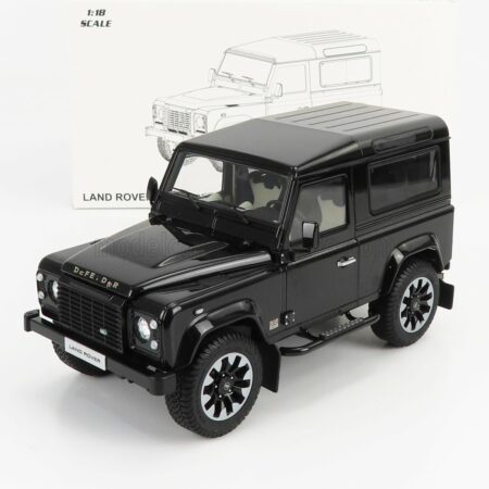 LCD-MODEL 1/18 LAND ROVER | DEFENDER 90 WORKS V8 70th EDITION 2018 | BLACK