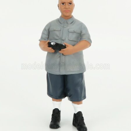 AMERICAN DIORAMA 1/18 FIGURES | MAN - LOWRIDERZ I | 2 TONE GREY