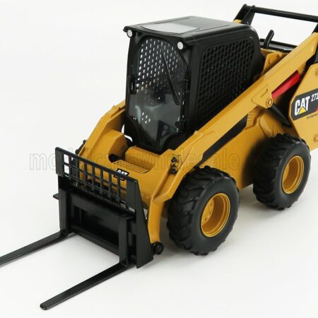 DM-MODELS 1/16 CATERPILLAR | CAT272D RUSPA GOMMATA - SKID STEER LOADER | YELLOW BLACK