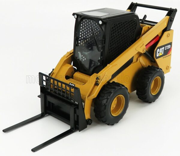 DM-MODELS 1/16 CATERPILLAR | CAT272D RUSPA GOMMATA - SKID STEER LOADER | YELLOW BLACK