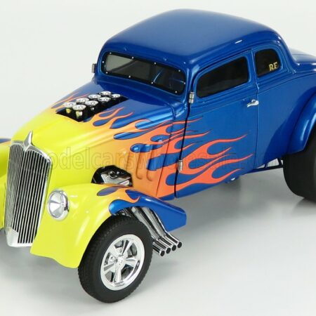 ACME-MODELS 1/18 FORD USA | WILLYS GASSER CUSTOM 1933 | BLUE YELLOW