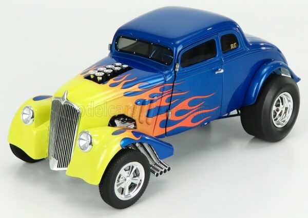 ACME-MODELS 1/18 FORD USA | WILLYS GASSER CUSTOM 1933 | BLUE YELLOW