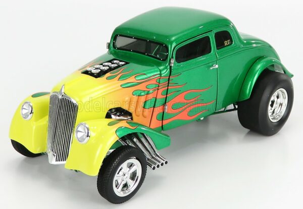 ACME-MODELS 1/18 FORD USA | WILLYS GASSER CUSTOM 1933 | GREEN YELLOW