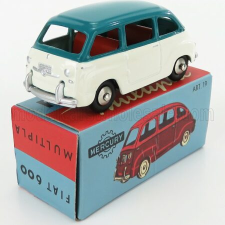 EDICOLA 1/48 FIAT | 600 MULTIPLA 1958 | WHITE BLUE