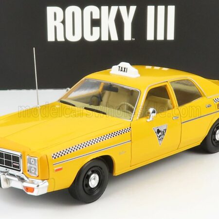 GREENLIGHT 1/18 DODGE | MONACO TAXI CITY CAB CO 1978 - ROCKY III MOVIE | YELLOW