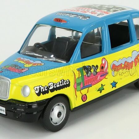 CORGI 1/36 AUSTIN | LONDON TAXI LTI TX4 2014 - THE BEATLES | YELLOW LIGHT BLUE