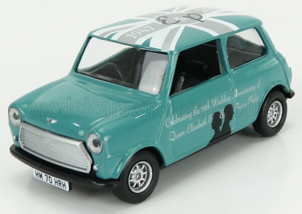 CORGI 1/36 MINI | COOPER 1961 - CELEBRATING THE 70th WEDDING ANNIVERSARY OF QUEEN ELIZABETH II & PRINCE PHILIP | GREEN