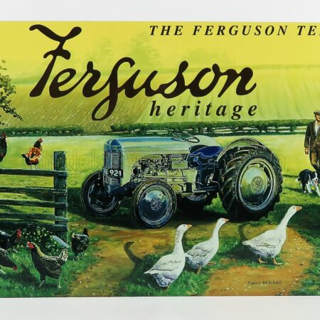 EDICOLA 1/1 ACCESSORIES | METAL PLATE - MASSEY FERGUSON TRACTOR HERITAGE TE20 | VARIOUS