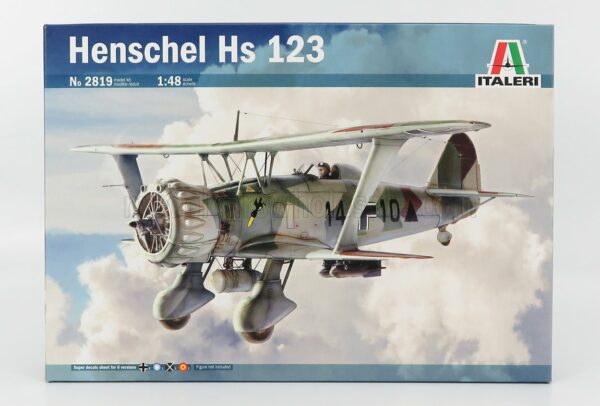 ITALERI 1/48 HENSCHEL | HS123 AIRPLANE MILITARY 1936 | /