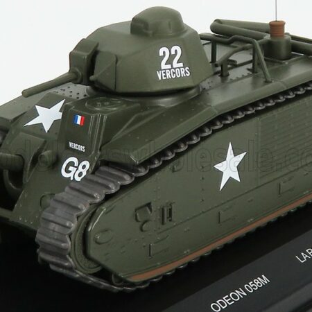 ODEON 1/43 RENAULT | B1 BIS TANK FRANCE 1945 | MILITARY GREEN