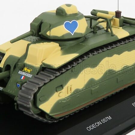 ODEON 1/43 RENAULT | B1 BIS TANK FRANCE 1940 | MILITARY CAMOUFLAGE