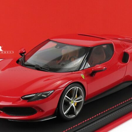 MR-MODELS 1/18 FERRARI | 296 GTB HYBRID 830HP V6 2021 - CON VETRINA - WITH SHOWCASE | ROSSO CORSA - RED