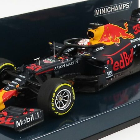 MINICHAMPS 1/43 RED BULL | F1  RB15 TEAM ASTON MARTIN N 33 WINNER BRAZILIAN GP 2019 MAX VERSTAPPEN | MATT BLUE YELLOW