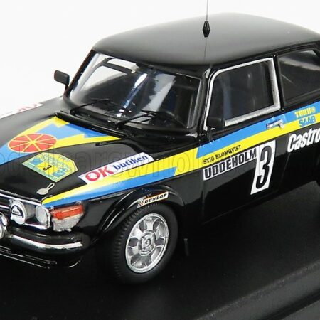 TROFEU 1/43 SAAB | 99 TURBO N 3 WINNER RALLY SWEDEN 1979 S.BLOMQVIST - B.CEDERBERG | BLACK