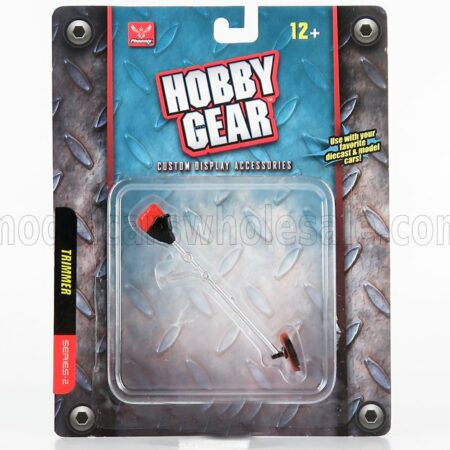 HOBBY GEAR 1/24 ACCESSORIES | TOSAERBA - TRIMMER | WHITE BLACK RED