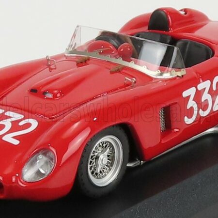 ART-MODEL 1/43 FERRARI | 500TR SPIDER ch.0640 N 332 GIRO DI SICILIA 1957 C.RIVOLO | RED