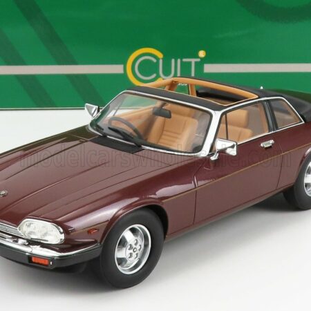 CULT-SCALE MODELS 1/18 JAGUAR | XJ-SC SEMICONVERTIBLE 1983 | RED MET