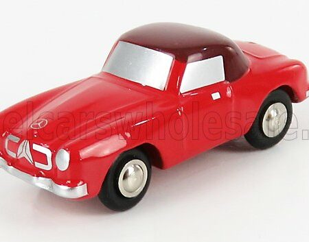 SCHUCO 1/87 MERCEDES BENZ | SL-CLASS 190SL SPIDER 1955 - PERSONAL CAR N.ROSEMARIE | RED