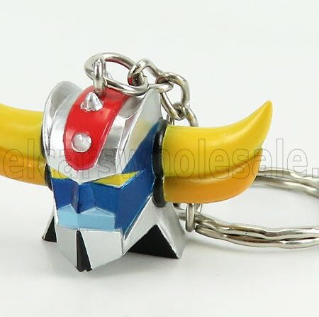 ROBOT 1/144 HL-PRO | GOLDRAKE - PORTACHIAVI - KEYRING FIGURE GRENDIZER GOLDRAKE UFO ROBOT | BLUE SILVER YELLOW