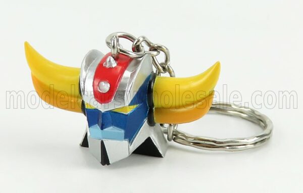 ROBOT 1/144 HL-PRO | GOLDRAKE - PORTACHIAVI - KEYRING FIGURE GRENDIZER GOLDRAKE UFO ROBOT | BLUE SILVER YELLOW