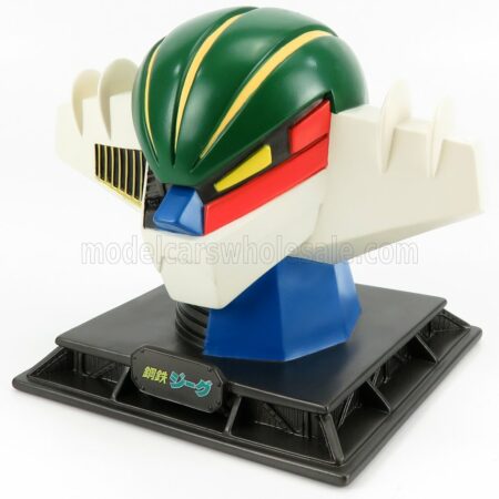 ROBOT 1/27 HL-PRO | JEEG - COIN BANK FIGURE - JEEG ROBOT D'ACCIAIO - SALVADANAIO - GO-NAGAI | GREY GREEN RED