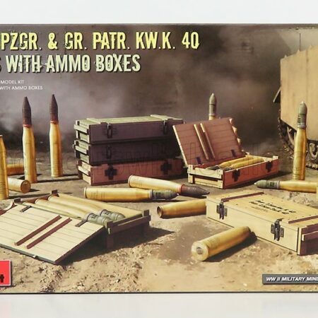 MINIART 1/35 ACCESSORIES | SHELLS WITH AMMO MILITARY BOXES | /