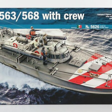 ITALERI 1/35 BOAT | MAS M.A.S. 563/568 MILITARY WITH CREW | /