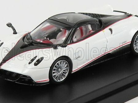 LCD-MODEL 1/64 PAGANI | HUAYRA ROADSTER 2018 | WHITE PEARL MET