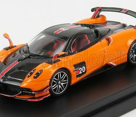 LCD-MODEL 1/64 PAGANI | HUAYRA BC ROADSTER N 20 2017 | ORANGE BLACK