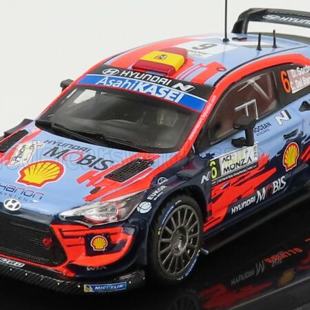 IXO-MODELS 1/43 HYUNDAI | i20 WRC COUPE TEAM SHELL MOBIS N 6 RALLY MONZA 2020 D.SORDO - C.DEL BARRIO | LIGHT BLUE RED BLACK