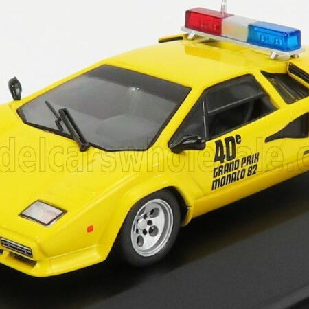 WERK83 1/43 LAMBORGHINI | COUNTACH 5000S SAFETY CAR F1 GP MONACO 1982 | YELLOW