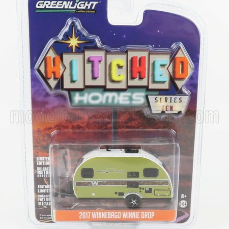 GREENLIGHT 1/64 TRAILER | WINNEBAGO WINNIE DROP ROULOTTE 2017 | GREEN
