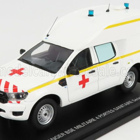 ALARME 1/43 FORD USA | RANGER BSE VAN SANITAIRE AMBULANCE 2017 | WHITE