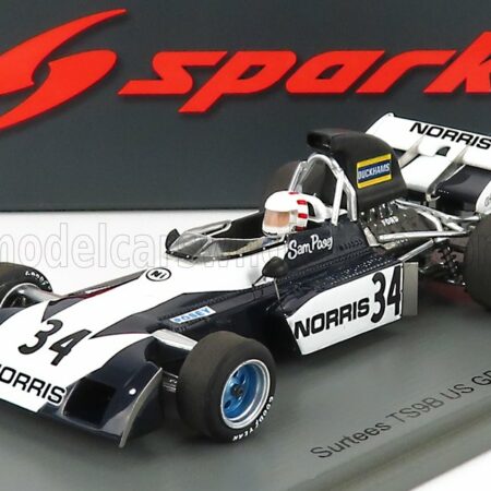 SPARK-MODEL 1/43 SURTEES | F1  TS9B N 34 USA GP 1972 S.POSEY | BLUE WHITE