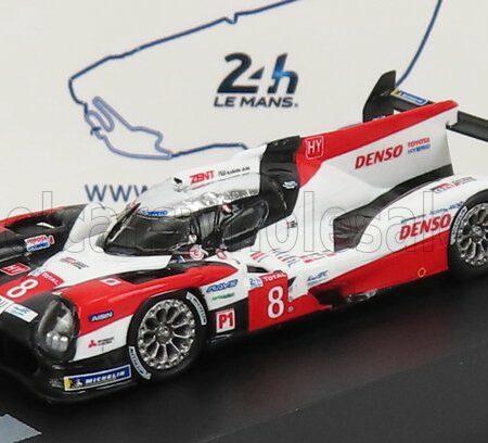 SPARK-MODEL 1/87 TOYOTA | TS050 2.4L HYBRID TURBO V6 TEAM TOYOTA GAZOO RACING N 8 WINNER 24h LE MANS 2020 S.BUEMI - B.HARTLEY - K.NAKAJIMA | RED WHITE