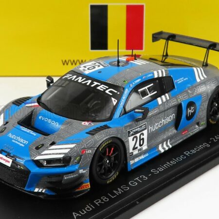 SPARK-MODEL 1/43 AUDI | R8 LMS GT3 TEAM AUDI SPORT SAINTELOC RACING N 26 24h SPA 2021 J.GREEN - F.HUTCHISON - A.TAMBAY | LIGHT BLUE GREY