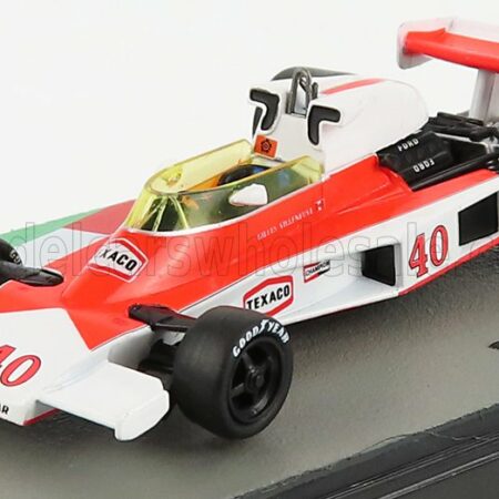 EDICOLA 1/43 McLAREN | F1  M23 N 40 BRITISH GP 1977 GILLES VILLENEUVE | ORANGE WHITE