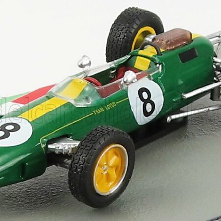 EDICOLA 1/43 LOTUS | F1  25 N 8 JIM CLARK SEASON 1963 WORLD CHAMPION | GREEN YELLOW