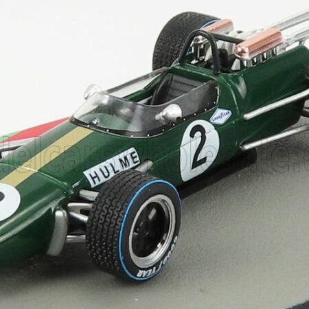 EDICOLA 1/43 BRABHAM | F1  BT24 N 2 DENNIS HULME SEASON 1967 WORLD CHAMPION | GREEN GOLD