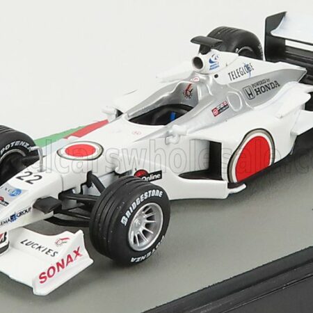 EDICOLA 1/43 BAR | F1  002 HONDA N 22 SEASON 2000 JACQUES VILLENEUVE | WHITE