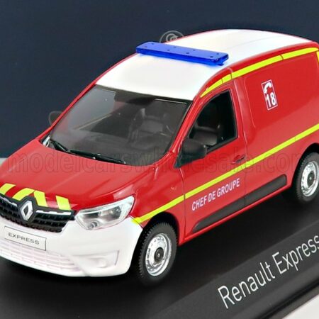 NOREV 1/43 RENAULT | EXPRESS VAN SAPEURS POMPIERS 2021 | RED WHITE