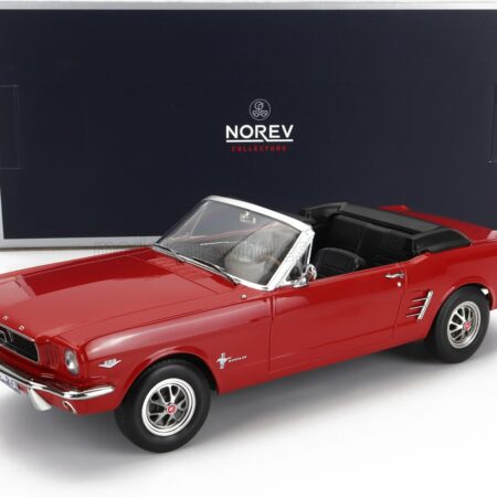 NOREV 1/18 FORD USA | MUSTANG COVERTIBLE 1966 | RED