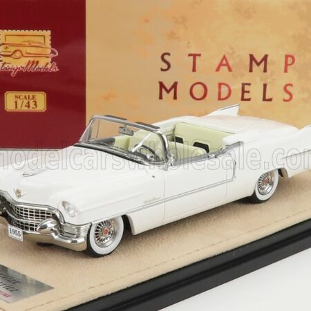 STAMP-MODELS 1/43 CADILLAC | ELDORADO BIARRITZ 1955 OPEN TOP | WHITE